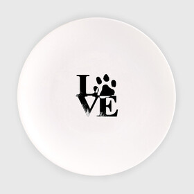 Тарелка с принтом Люблю своего питомца | LOVE в Курске, фарфор | диаметр - 210 мм
диаметр для нанесения принта - 120 мм | love | любовь | пес | питомец | собака