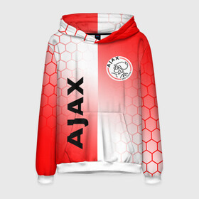 Мужская толстовка 3D с принтом FC AJAX AMSTERDAM ФК АЯКС в Курске, 100% полиэстер | двухслойный капюшон со шнурком для регулировки, мягкие манжеты на рукавах и по низу толстовки, спереди карман-кенгуру с мягким внутренним слоем. | ajax amsterdam | fifa | football | football club. | sport | uefa | английская премьер лига | аякс амстердам | лига финал | матч | спорт | уефа | финал | фифа | футбол | футбольный клуб