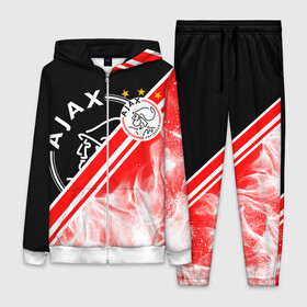 Женский костюм 3D с принтом FC AJAX AMSTERDAM   ФК АЯКС в Курске,  |  | ajax amsterdam | fifa | football | football club. | sport | uefa | английская премьер лига | аякс амстердам | лига финал | матч | спорт | уефа | финал | фифа | футбол | футбольный клуб