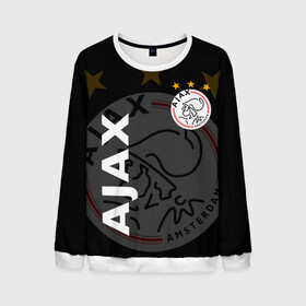 Мужской свитшот 3D с принтом FC AJAX AMSTERDAM / ФК АЯКС в Курске, 100% полиэстер с мягким внутренним слоем | круглый вырез горловины, мягкая резинка на манжетах и поясе, свободная посадка по фигуре | ajax amsterdam | fifa | football | football club. | sport | uefa | английская премьер лига | аякс амстердам | лига финал | матч | спорт | уефа | финал | фифа | футбол | футбольный клуб