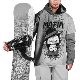 Накидка на куртку 3D с принтом Mafia в Курске, 100% полиэстер |  | Тематика изображения на принте: art | арт | графика | животные | звери | мафиози | мафия | обезьяна