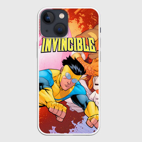 Чехол для iPhone 13 mini с принтом Неуязвимый (Invincible) в Курске,  |  | damien darkblood | invincible | дэмиен даркблад | мультсериал | непобедимый | неуязвимый