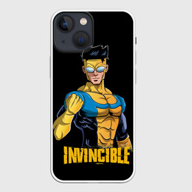 Чехол для iPhone 13 mini с принтом Mark Grayson (Invincible) в Курске,  |  | allen | atom | debbie | eve | girl | grayson | immortal | invincible | man | mark | monster | nolan | omni | атом | атомная | вильтрум | вильтрумит | воительница | грейсон | дебби | ева | костюм | марк | монстр | мэн | неуязвимый |