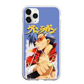 Чехол для iPhone 11 Pro Max матовый с принтом Kamina в Курске, Силикон |  | gurren | gurren lagann | kamina | kittan bachika | nia teppelin | simon | yoko littner | гуррен | гуррен лаганн | симон