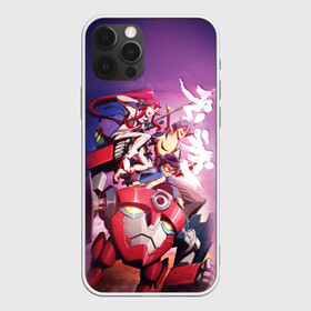 Чехол для iPhone 12 Pro с принтом Gurren Lagann в Курске, силикон | область печати: задняя сторона чехла, без боковых панелей | gurren | gurren lagann | kamina | kittan bachika | nia teppelin | simon | yoko littner | гуррен | гуррен лаганн | симон