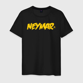 Мужская футболка хлопок с принтом Neymar Jr logo в Курске, 100% хлопок | прямой крой, круглый вырез горловины, длина до линии бедер, слегка спущенное плечо. | brazil | champions | fifa | junior | neymar | neymar jr | paris saint germain | psg | uefa | бразилия | джуниор | младший | наймар | неймар | пари сен жермен | петух | псж | сборная бразилии | уефа | фифа | футбик | футбол 