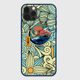 Чехол для iPhone 12 Pro с принтом Gake no ue no Ponyo в Курске, силикон | область печати: задняя сторона чехла, без боковых панелей | большая волна | волна | миядзаки | морская тематика | морское путешествие | океан | поньо | пучина моря | рыбка поньо на утёсе | рыбы боятся меня