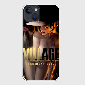 Чехол для iPhone 13 с принтом Resident Evil Village в Курске,  |  | resident evil village | survival horror | деревня | компьютерная игра | леди альсина димитреску | обитель зла | ужас выживания