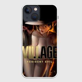 Чехол для iPhone 13 mini с принтом Resident Evil Village в Курске,  |  | resident evil village | survival horror | деревня | компьютерная игра | леди альсина димитреску | обитель зла | ужас выживания