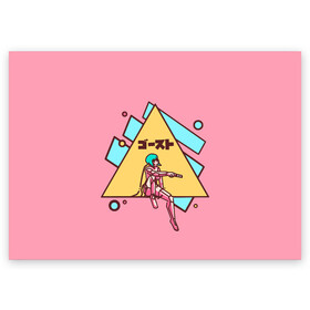 Поздравительная открытка с принтом Motoko Art в Курске, 100% бумага | плотность бумаги 280 г/м2, матовая, на обратной стороне линовка и место для марки
 | anime | cyberpunk | ghost in the shell | аниме | анимэ | бато | дайсукэ арамаки | киберпанк | мото кусанаги | призрак в доспехах