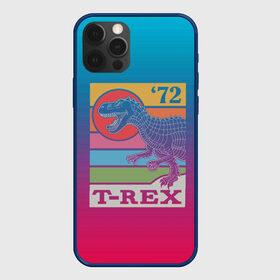 Чехол для iPhone 12 Pro с принтом T-rex Dino 72 в Курске, силикон | область печати: задняя сторона чехла, без боковых панелей | dino | rex | roar | t rex | дино | динозавр | динозавры