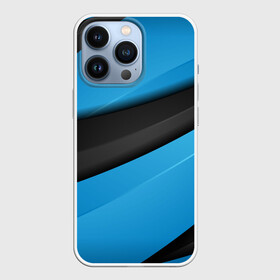 Чехол для iPhone 13 Pro с принтом Blue Sport Style в Курске,  |  | 3d | 3д | sport | абстракция | линии | паттерн | соты | спортивный стиль | текстуры