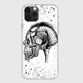 Чехол для iPhone 12 Pro Max с принтом Череп Зверь и Брызги в Курске, Силикон |  | beast | head | skulls | vampire | голова | животные | зверь | зубы | кости | мозги | паттерн | полосы | природа | скелет | текстура | точки | узор | хо | цветы | чб | черепа | черный | яркий