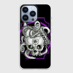 Чехол для iPhone 13 Pro с принтом Череп и Осьминог в Курске,  |  | beast | head | kraken | neon | octopus | skulls | star | букет | голова | животные | звезда | зверь | зубы | кости | кракен | краска | мозги | неоновый | октопус | осьминог | полосы | скелет | текстура | точки | узор | хо | цветы