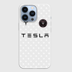 Чехол для iPhone 13 Pro с принтом INTER MIAMI FC TESLA KIT в Курске,  |  | championship | fc | football | footer | inter miami | soccer | socker | sport | европейская лига | майами | одежда | спорт | спортивный | униформа | футбол | футбольный клуб | чемпионат