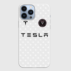 Чехол для iPhone 13 Pro Max с принтом INTER MIAMI FC TESLA KIT в Курске,  |  | championship | fc | football | footer | inter miami | soccer | socker | sport | европейская лига | майами | одежда | спорт | спортивный | униформа | футбол | футбольный клуб | чемпионат