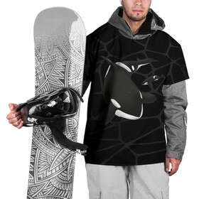 Накидка на куртку 3D с принтом Косатки в Курске, 100% полиэстер |  | Тематика изображения на принте: whale | кит | косатка | косатки | морские
