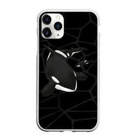 Чехол для iPhone 11 Pro матовый с принтом Косатки в Курске, Силикон |  | Тематика изображения на принте: whale | кит | косатка | косатки | морские