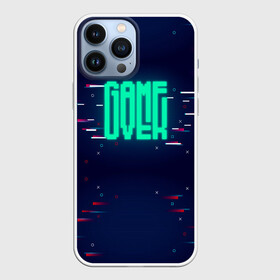 Чехол для iPhone 13 Pro Max с принтом Game Over в Курске,  |  | darknet | ddos | game | hack | hacker | hax | neon | over | watch dogs | атака | взлом | код | кто я | неон | программист | хакер | хакинг