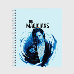 Тетрадь с принтом The Magicians в Курске, 100% бумага | 48 листов, плотность листов — 60 г/м2, плотность картонной обложки — 250 г/м2. Листы скреплены сбоку удобной пружинной спиралью. Уголки страниц и обложки скругленные. Цвет линий — светло-серый
 | coldwater | elliot | fillory | margo | quentin | quentin coldwater | the magicians | волшебники | квентин | марго | филлари | филлори | филори | эллиот