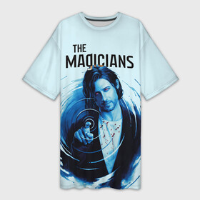 Платье-футболка 3D с принтом The Magicians в Курске,  |  | coldwater | elliot | fillory | margo | quentin | quentin coldwater | the magicians | волшебники | квентин | марго | филлари | филлори | филори | эллиот