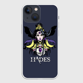 Чехол для iPhone 13 mini с принтом Hades в Курске,  |  | hades | zagreus | zagrey | богиня ночи | древняя греция | загрей | логотипы игр | мифология | никта | олимп | персонажи игр | хадес | хадис | хейдес | хейдс