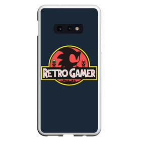 Чехол для Samsung S10E с принтом Retro Gamer в Курске, Силикон | Область печати: задняя сторона чехла, без боковых панелей | mario | sonic | доктор эггман | ёж | ёж шедоу | ехидна наклз | майлз прауэр | марио | соник | тейлз | эми роуз