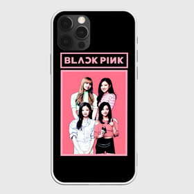 Чехол для iPhone 12 Pro Max с принтом BP Band в Курске, Силикон |  | black pink | blackpink | pop | блэк пинк | ким дженни | ким джи су | корейцы | лалиса манобан | музыка | поп | попса | розэ