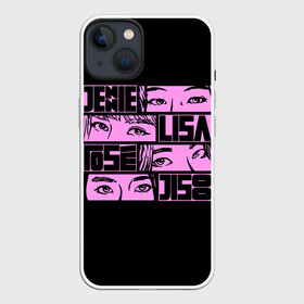 Чехол для iPhone 13 с принтом Black pink eyes в Курске,  |  | black pink | blackpink | pop | блэк пинк | ким дженни | ким джи су | корейцы | лалиса манобан | музыка | поп | попса | розэ