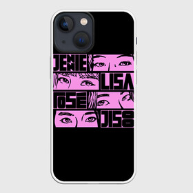 Чехол для iPhone 13 mini с принтом Black pink eyes в Курске,  |  | black pink | blackpink | pop | блэк пинк | ким дженни | ким джи су | корейцы | лалиса манобан | музыка | поп | попса | розэ