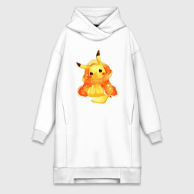 Платье-худи хлопок с принтом Пикачу  в пледике в Курске,  |  | anime | picachu | pikachu | аниме | милый | пика | пикачу | покебол | покемон