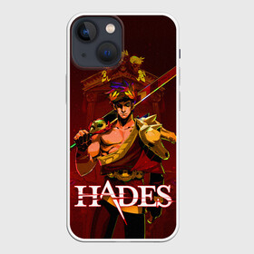 Чехол для iPhone 13 mini с принтом Zagreus Hades в Курске,  |  | hades | roguelike | zagreus | бесконечные круги ада | загрей | компьютерная игра | мифология | сын аида