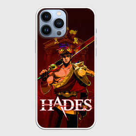 Чехол для iPhone 13 Pro Max с принтом Zagreus Hades в Курске,  |  | Тематика изображения на принте: hades | roguelike | zagreus | бесконечные круги ада | загрей | компьютерная игра | мифология | сын аида
