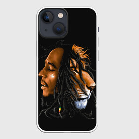 Чехол для iPhone 13 mini с принтом БОБ МАРЛИ в Курске,  |  | bob | face | jamaica | lion | marley | reggae | боб | дреды | лев | лицо | марли | музыка | портрет | регги | ямайка