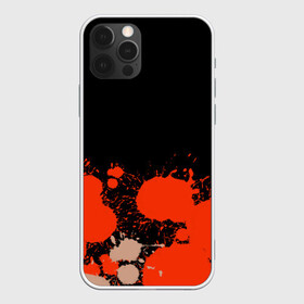 Чехол для iPhone 12 Pro Max с принтом Брызги в Курске, Силикон |  | black | blood | drawing | read | watercolour | брызги | краска | красный | кровь | цвет | яркость