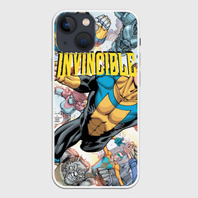 Чехол для iPhone 13 mini с принтом Неуязвимый в Курске,  |  | allen | invincible | omni man | omniman | superhero | алиен | аллен | инвинсибл | неуязвимый | омнимэн | супергерои