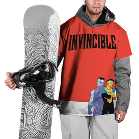 Накидка на куртку 3D с принтом Invincible в Курске, 100% полиэстер |  | allen | invincible | omni man | omniman | superhero | алиен | аллен | инвинсибл | неуязвимый | омнимэн | супергерои