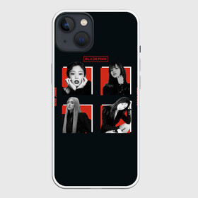 Чехол для iPhone 13 с принтом BLACKPINK | Red and black в Курске,  |  | black pink | blackpink | pop | блэк пинк | ким дженни | ким джи су | корейцы | лалиса манобан | музыка | поп | попса | розэ