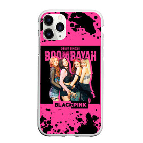 Чехол для iPhone 11 Pro Max матовый с принтом Boombayah в Курске, Силикон |  | black pink | blackpink | pop | блэк пинк | ким дженни | ким джи су | корейцы | лалиса манобан | музыка | поп | попса | розэ