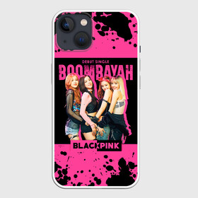 Чехол для iPhone 13 с принтом Boombayah в Курске,  |  | black pink | blackpink | pop | блэк пинк | ким дженни | ким джи су | корейцы | лалиса манобан | музыка | поп | попса | розэ