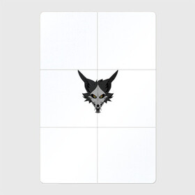 Магнитный плакат 2Х3 с принтом Фурришка в Курске, Полимерный материал с магнитным слоем | 6 деталей размером 9*9 см | furry | вол | волк | голова | демон | демон волк | лис | фури | фурри | фурришка | череп