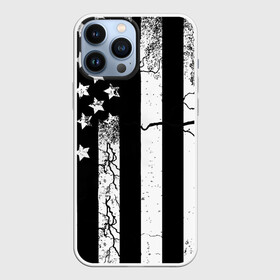 Чехол для iPhone 13 Pro Max с принтом ЗВЕЗДНО ПОЛОСАТЫЙ в Курске,  |  | america | black | dark | flag | graffiti | star | usa | white | америка | белый | граффити | звезды | полосы | ретро | стена | сша | флаг | черный