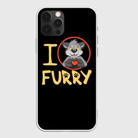 Чехол для iPhone 12 Pro Max с принтом I love furry в Курске, Силикон |  | Тематика изображения на принте: furry | i love furry | антропоморфные животные | волк | зверь | люди   животные | сердце | фурри | я люблю фурри