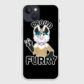 Чехол для iPhone 13 с принтом Furry wolf в Курске,  |  | furry | антропоморфное животное | волк | животные | зверь | фурри | человек