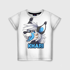 Детская футболка 3D с принтом Furry wolf Khari в Курске, 100% гипоаллергенный полиэфир | прямой крой, круглый вырез горловины, длина до линии бедер, чуть спущенное плечо, ткань немного тянется | furry | khari | антропоморфное животное | волк | животные | зверь | фурри | человек