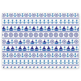 Поздравительная открытка с принтом Морские мотивы в Курске, 100% бумага | плотность бумаги 280 г/м2, матовая, на обратной стороне линовка и место для марки
 | ships | корабли | кораблики | море | морские | морское | руль | штурвал | якорь
