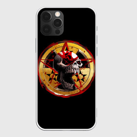 Чехол для iPhone 12 Pro Max с принтом Five Finger Death Punch | FFDP в Курске, Силикон |  | 5fdp | america | death | ffdp | finger | five | hard | metal | music | punch | rock | skull | states | united | usa | америка | метал | музыка | рок | сша | хард | череп