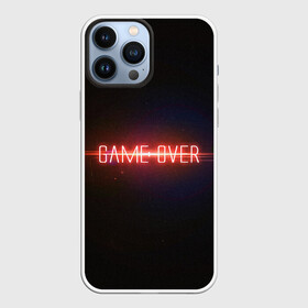 Чехол для iPhone 13 Pro Max с принтом Game Over в Курске,  |  | game | game over | games | neon | orers | over | press | press start | starts | игра | игра окончена | конец | надписи | надпись | нажмите старт | неон | окончено | старт