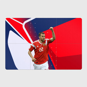 Магнитный плакат 3Х2 с принтом Дзюба в Курске, Полимерный материал с магнитным слоем | 6 деталей размером 9*9 см | 22 | артем дзюба | дзюба | зенит | игра | мяч | нападающий | россия | сборная | футбол | футболист