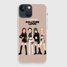 Чехол для iPhone 13 mini с принтом Kill this love в Курске,  |  | black pink | blackpink | pop | блэк пинк | ким дженни | ким джи су | корейцы | лалиса манобан | музыка | поп | попса | розэ